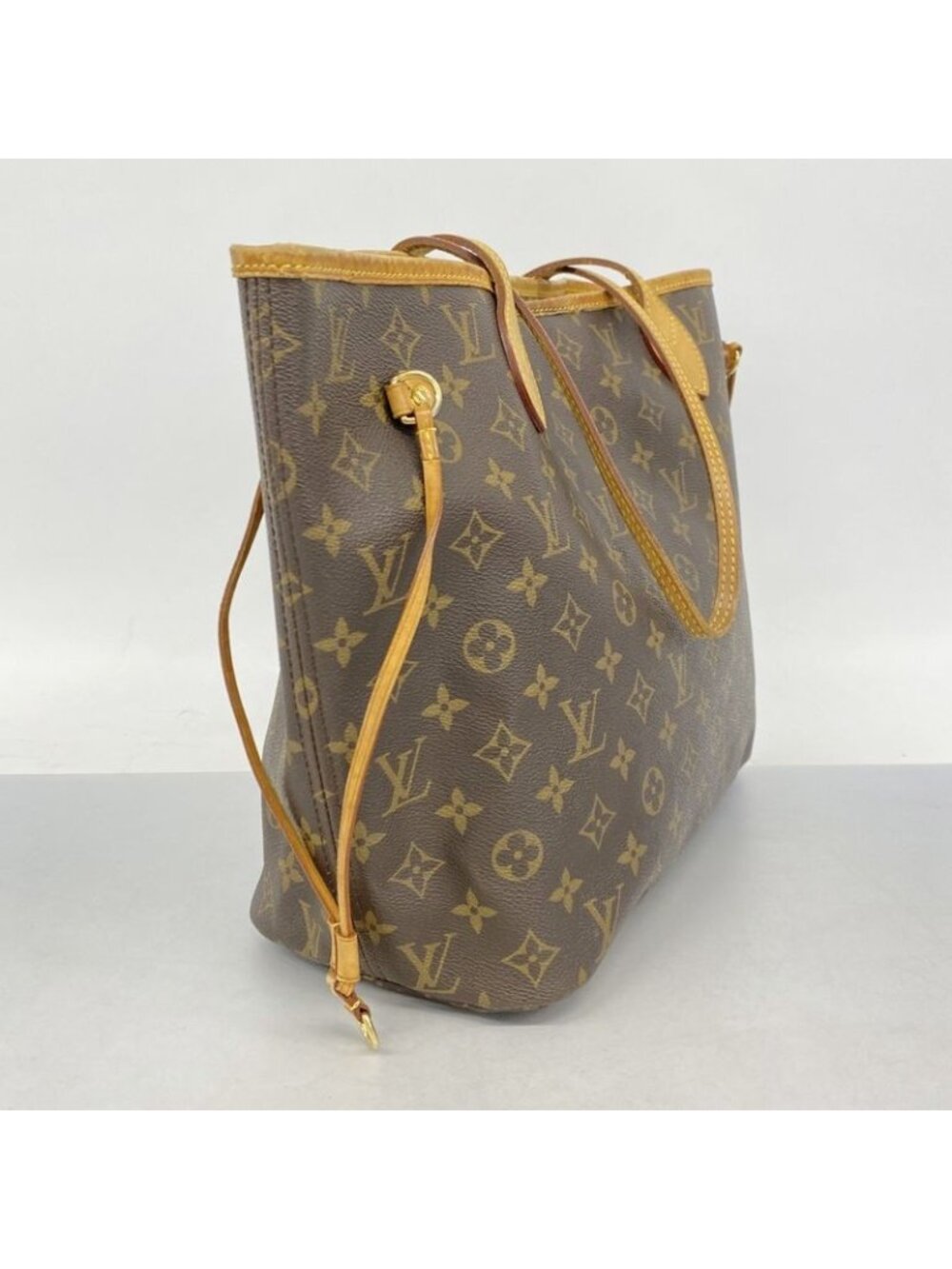 ★SOLD★ Louis Vuitton Tote Monogram Neverfull MM Brown - Picture 2 of 10